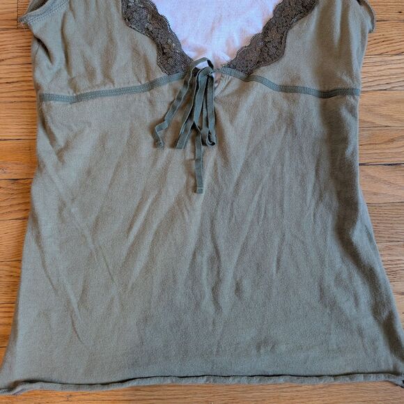 Vintage Y2K Fang Cami Top Lace Layered 2009 Fall Twilight Bella Swan Size Small - Picture 7 of 11